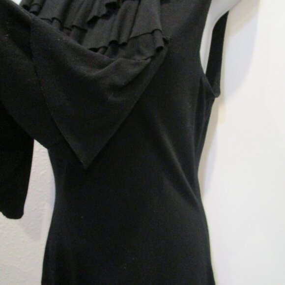 CABLE & GAUGE BLACK PULLOVER SLEEVELESS TOP SM EX COND - Picture 3 of 4